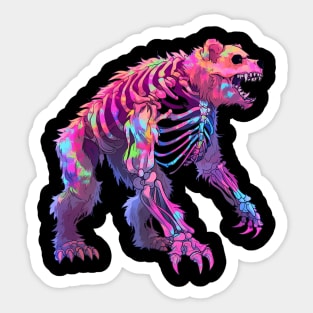 zombie bear Sticker